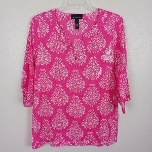 INC pink Tunic size 14